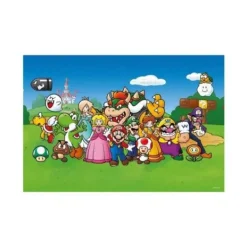 Winning Moves Puzzle 500 À 1000 Pièces|Puzzle Super Mario Et Ses Amis 500 Pieces