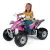 Peg Perego Quad Electrique Polaris Outlaw Pink Power 12 Volts- Quads Électriques