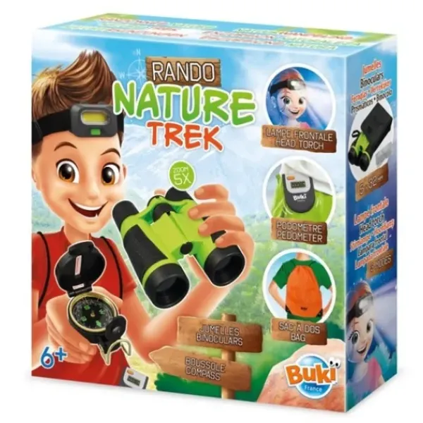 Buki Découverte De La Nature|Randonnee Nature - Jumelles Boussole Lampe Podometre Sac