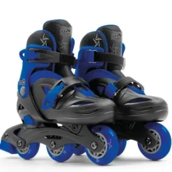 SUN and SPORT Skates Rollers Et Patins|Rollers Evolutifs - Bleu T. 26-30