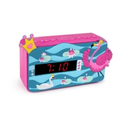 Bigben Réveil 3D Flamant Rose Princess- Radios Réveil