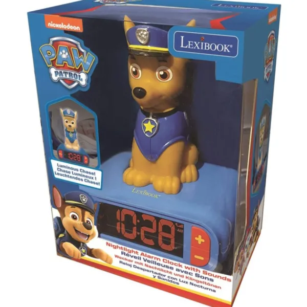 Lexibook Réveil Veilleuse Chase - Pat'Patrouille- Radios Réveil