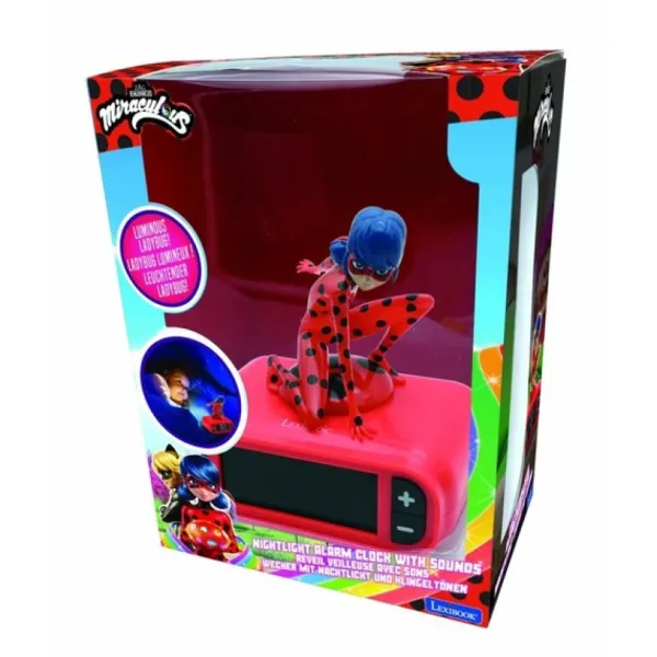 Lexibook Réveil Veilleuse Miraculous- Radios Réveil