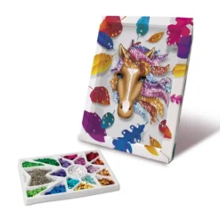 Lansay Sequins Cheval- Mosaïque, Sable Et Paillettes