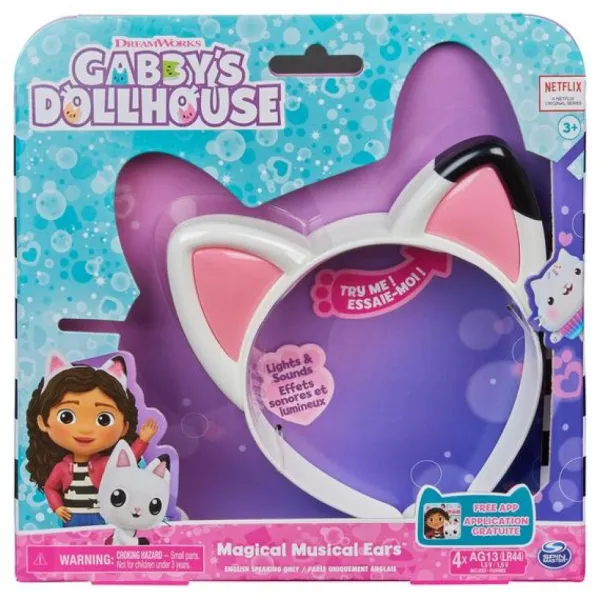 Spin Master Serre-Tete Oreilles Musicales - Gabby Et La Maison Magique- Mode, Bijoux, Décoration, Cosmetiques