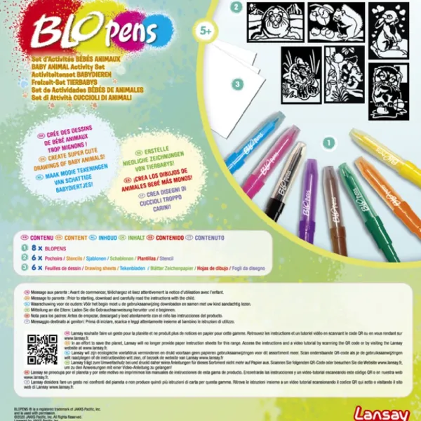 Blopens Set Bebes Animaux- Dessin Et Peinture