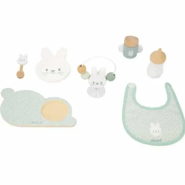Janod Accessoires Poupons|Set D'Accessoires Pour Poupon - Zen