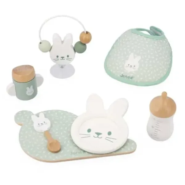 Janod Accessoires Poupons|Set D'Accessoires Pour Poupon - Zen