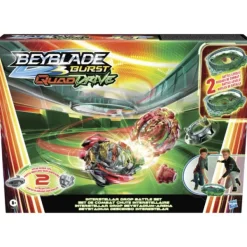 Hasbro Set De Combat Interstellar Drop - Beyblade Burst Quaddrive- Jeux De Récréation