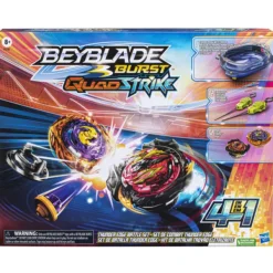 Hasbro Set De Combat Thunder Edge - Beyblade Burst Quadstrike- Jeux De Récréation