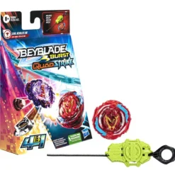 Hasbro Starter Pack Beyblade Burst Quadstrike - Toupie Et Lanceur- Jeux De Récréation
