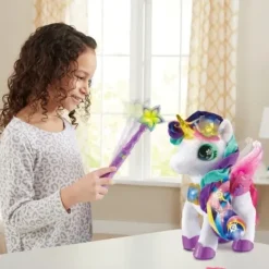VTech Peluches Interactives|Styla, Ma Licorne Maquillage Magique