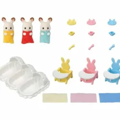 Sylvanian Families Heros & Univers|- 5532 - Les Triples Et Accessoires De Puericulture