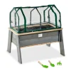 Exit Toys Table Jardiniere En Bois Avec Serre Et Outils De Jardinage- Jeux Et Outils De Jardinage