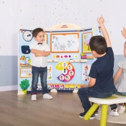 Smoby Tableau De Jeu Educatif - L'Ecole- Tableaux, Ardoises