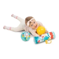 Ludi Tapis Dalles Animaux Avec Rouleau Et Balles- Coffret Cadeaux, Naissance