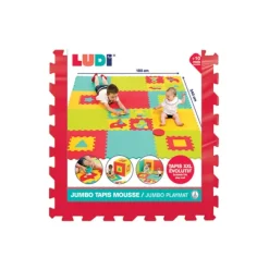 Ludi Tapis Dalles En Mousse Jumbo- Tapis D'éveil
