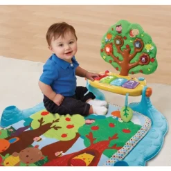 VTech Tapis D'éveil Jardin Enchante Des P'Tits Copains- Tapis D'éveil