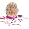 Miss Fashion Têtes À Coiffer|Tete A Coiffer Et A Maquiller Avec Accessoires Et Stickers - 33 Cm
