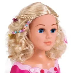 Miss Fashion Têtes À Coiffer|Tete A Coiffer Et A Maquiller Avec Accessoires 33 Cm