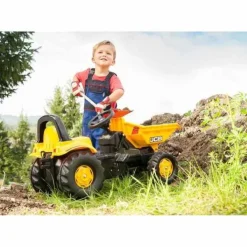 Rolly Toys Tracteur A Pedales Rollykid Dumper Jcb- Tracteurs À Pédales