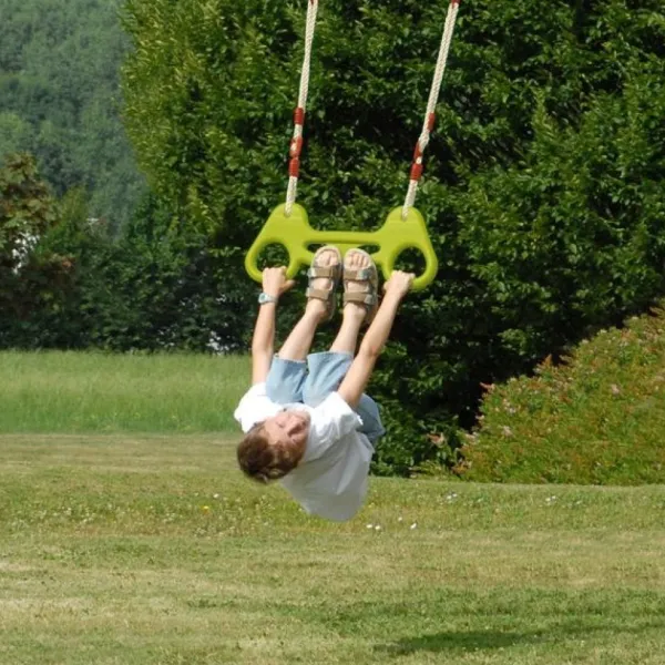 Soulet Trapeze Et Anneaux Plastique Pour Portique- Balancoires Et Portiques