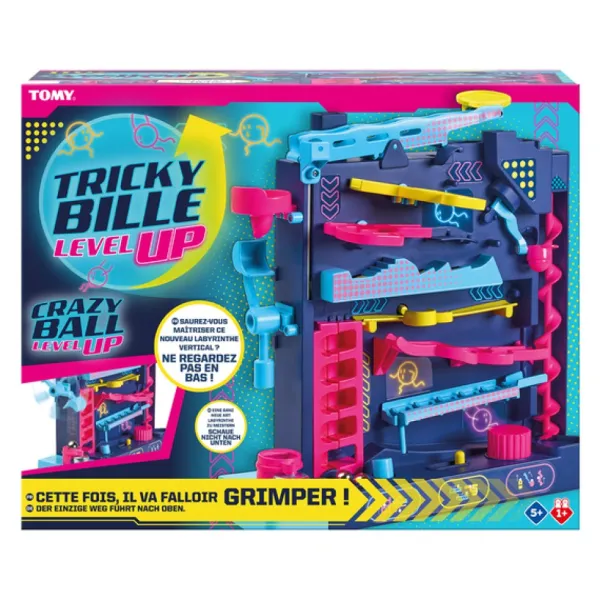 Tomy Tricky Bille Level Up- Constructions Magnétiques, Billes