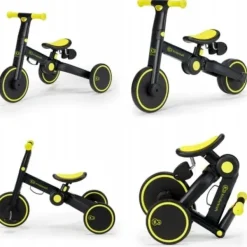 Smoby Tricycles|Tricycle Baby Balade 2 - Tricycle Evolutif Avec Roues Silencieuses - Dispositif Roue Libre - Rose